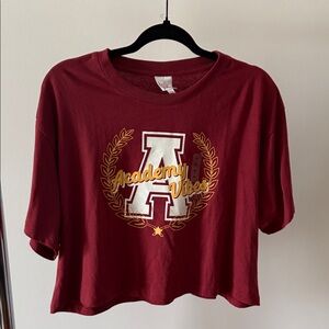 Belle Du Jour Red Crewneck Top XL NWT